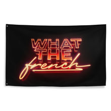 What The French - Neon lights Flag